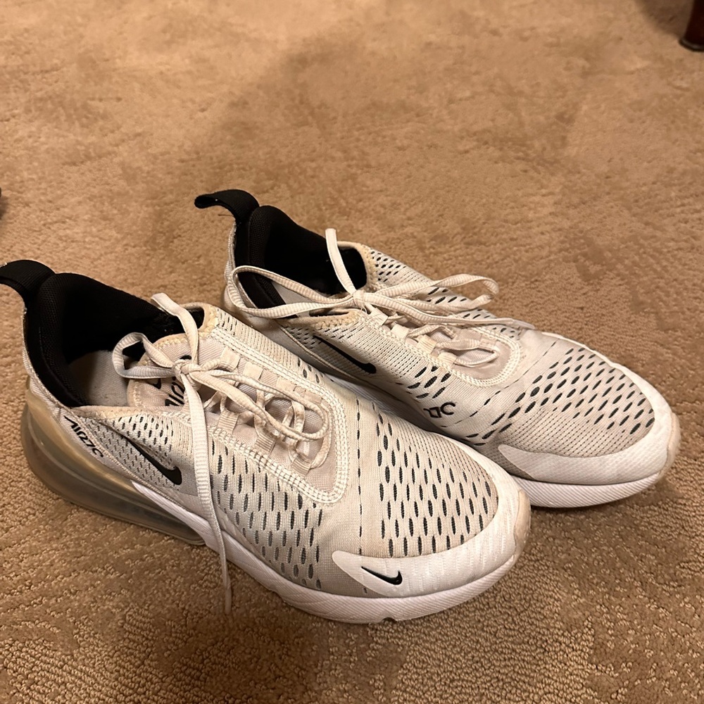 Nikes air white and black